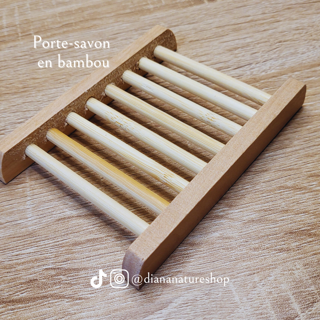 Porte-savon en bambou